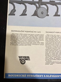 Prospekt ROSS Roudnice - návěsný podmítač PH1-413 - 2