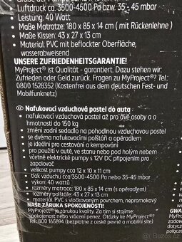 Nafukovací matrace do auta - 2