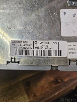 Rádio vw caddy, touran - 2