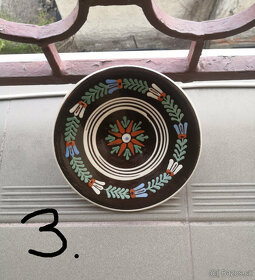 2 Pozdišovska keramika dekoratívne taniere na stenu - 2