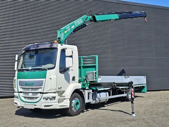 DAF LF 260 - valník s hydraulickou rukou FASSI - 2