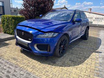 Jaguar F-pace S, r.v.2016, 280kw benzín - po nehodě - 2