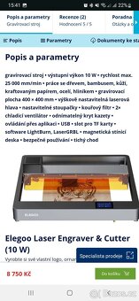 Laserová gravírka - 2