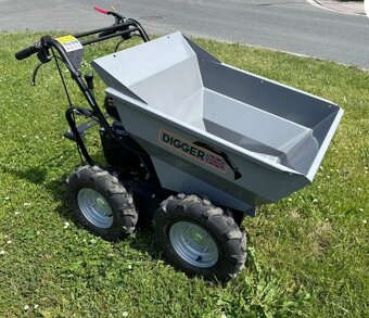 kolový dumper, stavební kolečko, dumper, dampřík - 2