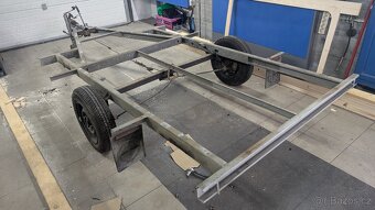 Podvozek, přívěs, vlek, z karavanu N126 "Polák" bez TP - 2