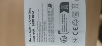 Xiaomi Redmi Note 12 128 gb komplet s krabicí nabíječkou - 2