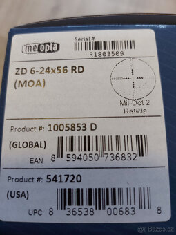 Meopta ZD 6-24 x 56 RD MOA - 2
