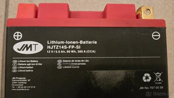 Lithium motobaterie - JMT HJTZ14S-FP - 2