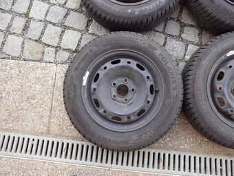 ZIMNÍ PNEU + DISKY ŠKODA 14"VW SEAT 165/70R14 - 2