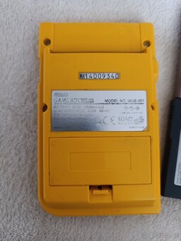 Nintendo Gameboy Pocket Yellow + Hry - 2