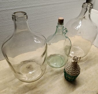 Skleněné demižony - 2