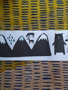 Eko tapeta/samolepky na zeď do dětského pokojíčku - 2