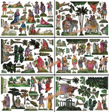 Historický betlém č. 24 - Turnovsko - 6 archů - 2