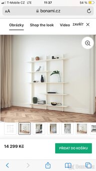 Police, policova stěna , modulární policova stěna - 2