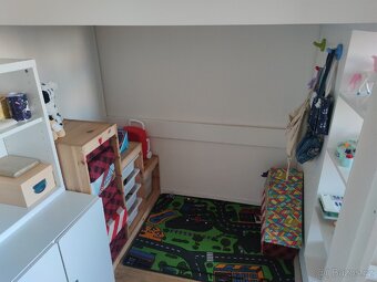 Palanda, vyvýšená postel patro 90x200 Ikea - 2