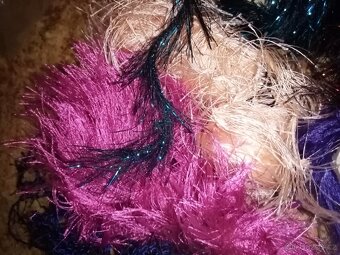 pletení příze efektní - 2