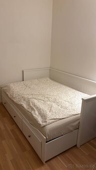 Bílá postel Hemnes Ikea - 2