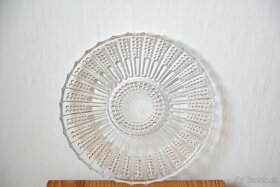 Vintage skleněný servírovací talíř (1) - 2