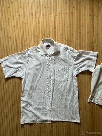 Set pánských plátěných košil vel.XL, 2ks - 2