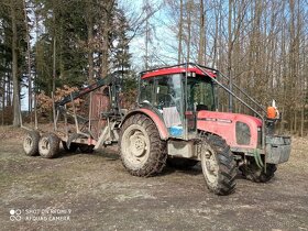 Zetor 7341 s vyvážecím vlekem - 2