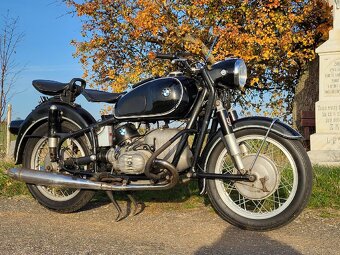 BMW R60/2 r.v.1968, bílé CZ SPZ, origo stav,nerenovováno - 2