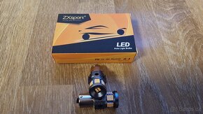 LED žárovky P21W - žluté - 2