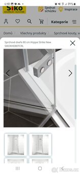 Sprchove dvere 80cm - 2