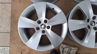 Alu kola Škoda 16" 5x100 6J ET38 Scala Fabia Kamig - 2