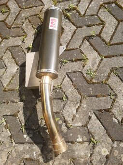 Laděný výfuk Yamaha BOS carbon karbon - 2