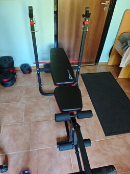Posilovací lavice HS-1065HB PRO + činky - 2