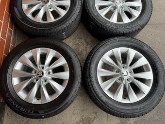 Alu 16" orig. škoda CASTOR , letní 60%, KaroQ, TOP - 2
