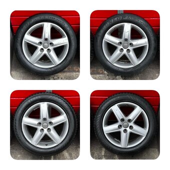 Original ALU kola Audi 17" 7,5J ET45 + zimní pneu 225/55/R1 - 2
