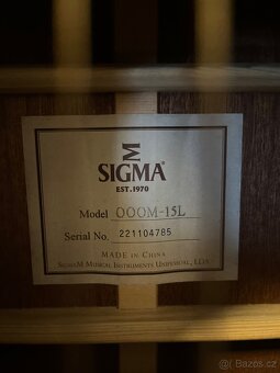 Levoruká akustická kytara Sigma - 2