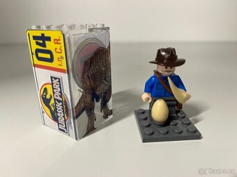 LEGO minifigurka Jurassic Park - Alan Grant - 2
