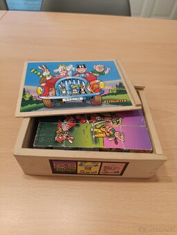 Čtyřlístek - dřevěné kostky - 2