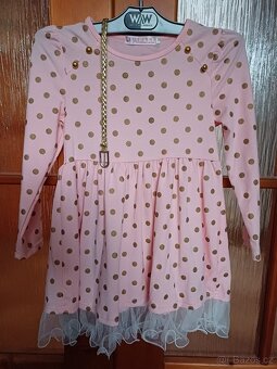 Dívčí šaty vel. 122-128 - 2