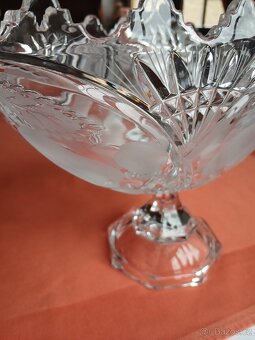 Broušená křišťál mísa na ovoce - 2