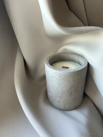 Sójové svíčky z betonu - Shade&Gray - 2