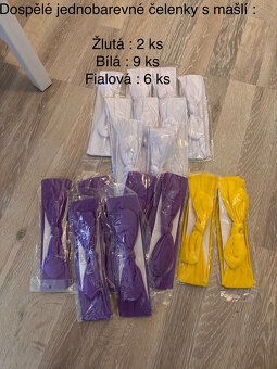 Prodej zboží ze zaniklého e-shopu (dámské a dětské čelenky, - 2