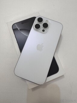 iPhone 16 Pro Max 256 GB – bílý, top stav, 2 roky záruka - 2