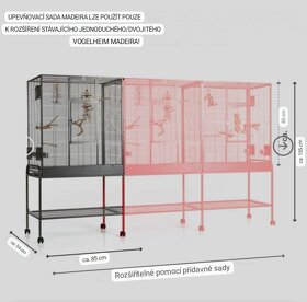 Rozšiřující modul pro klec New Madeira Single a Double - 2