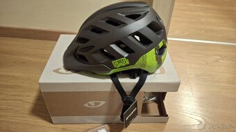 GIRO Radix Mat Metalic Black/Lime velikost M, nová - 2