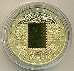 10000 Kč 2019 100. výročí čs.měny -1 UNCE Au - 2
