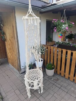 Houpačka macrame - 2