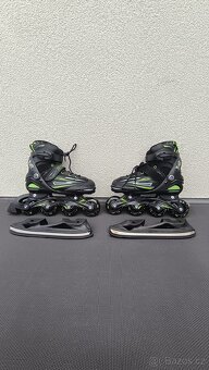 Kolečkové brusle 2v1 nepoužité - 2