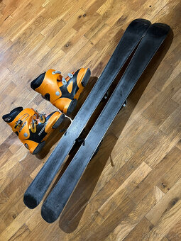 Dětské lyže+boty Rossignol Délka 110, stélka 21,5 - 2