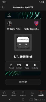 2 vstupenky Sparta vs. Rakow - 2