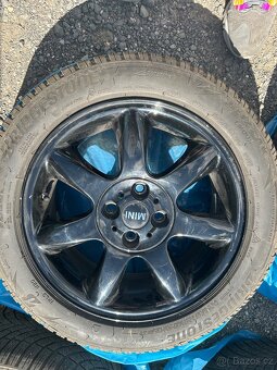 Alu kola 4x100 -MINI R50 R55 R56 16 Inch Black R94 Bridge Sp - 2