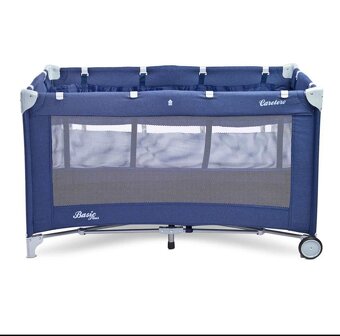 Dětská cestovní postýlka CARETERO Basic Plus 2017 graphite - 2