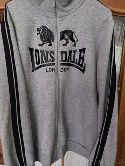 Mikina,na zip lonsdale - 2